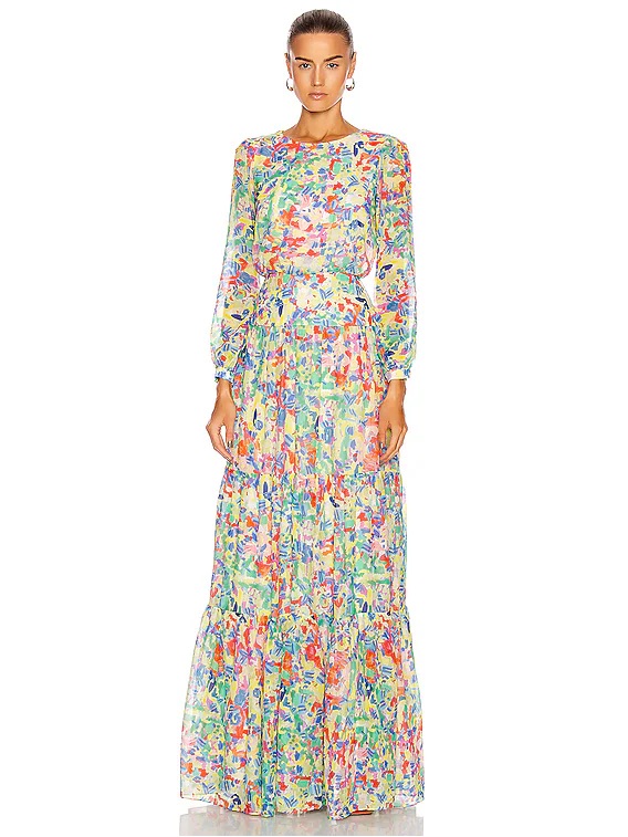 Saloni Isabelle Dress Like New Size 8